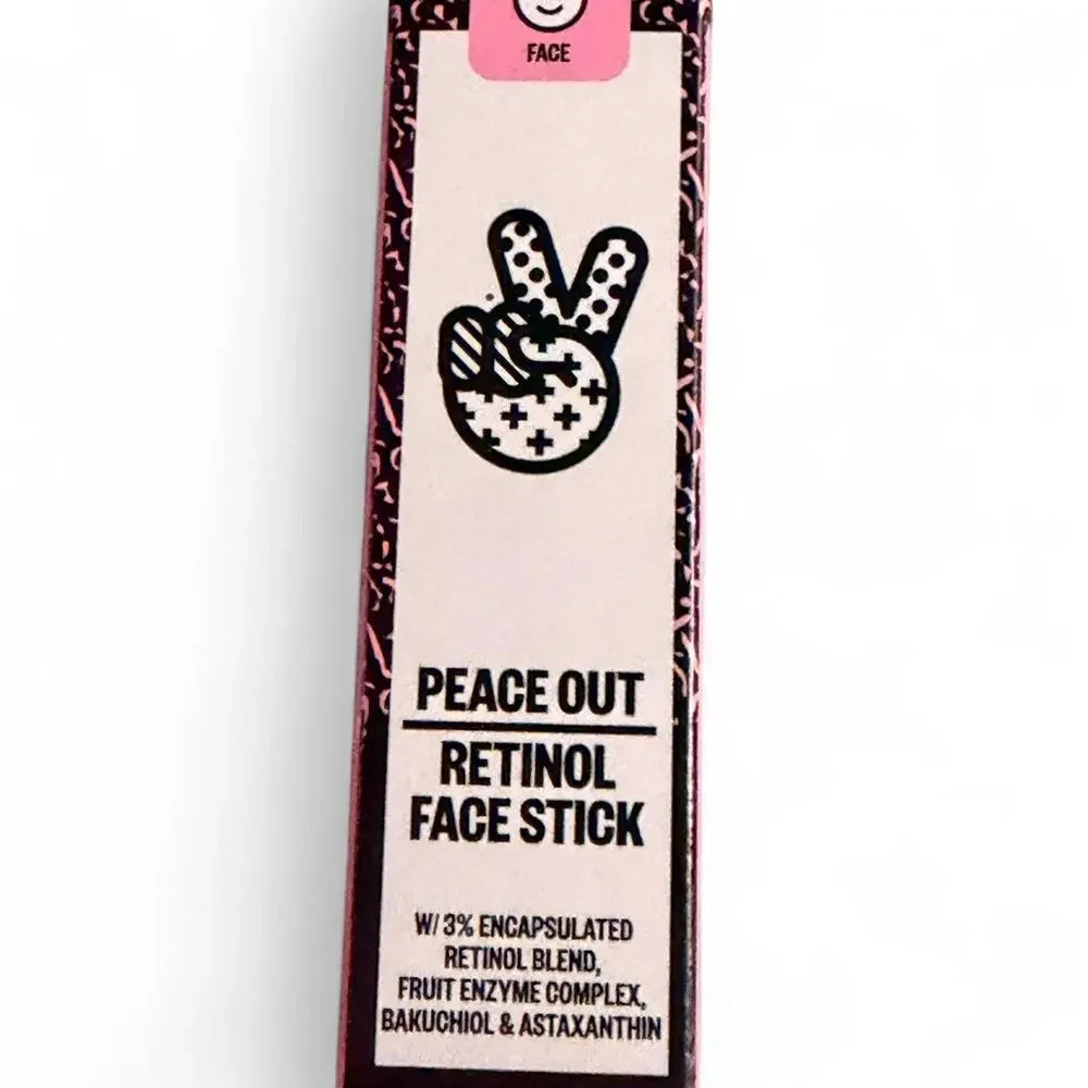 NIB Peace Out Retinol Face Stick Sephora Beauty Skincare Glowing Skin .28oz